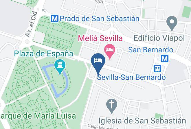 Seville - Hotel Pasarela Maps
