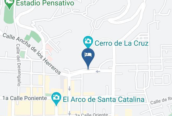 Antigua Guatemala - Hotel Paseo Hunahpu Maps