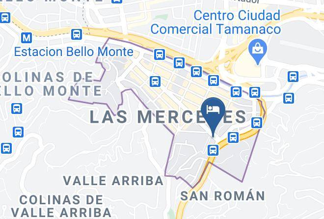 Caracas - Hotel Paseo Las Mercedes Maps
