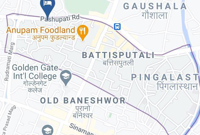 Kathmandu - Hotel Pashupati Darshan Maps
