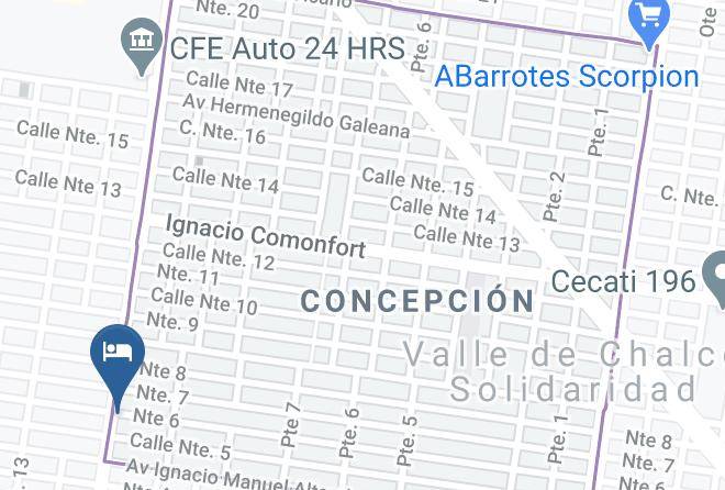 Valle De Chalco Solidaridad - Hotel Pasion Maps