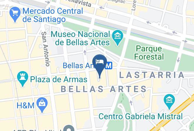 Santiago - Hotel Pasko Maps