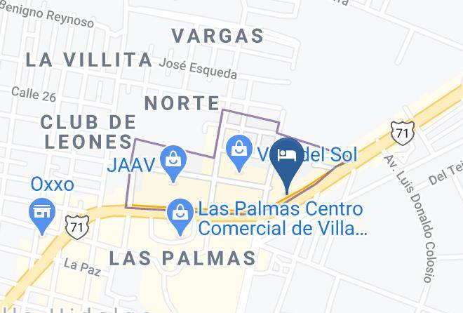 Villa Hidalgo - Hotel Paso De Las Carretas Maps