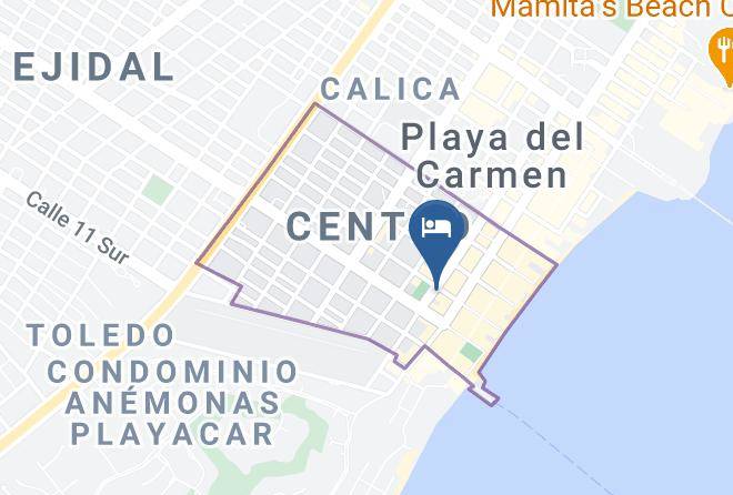 Solidaridad - Hotel Paso Del Mar Maps