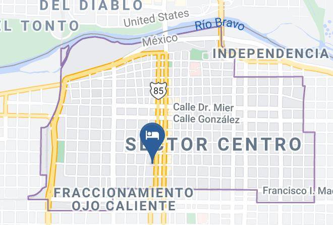 Nuevo Laredo - Hotel Paso Del Norte Maps