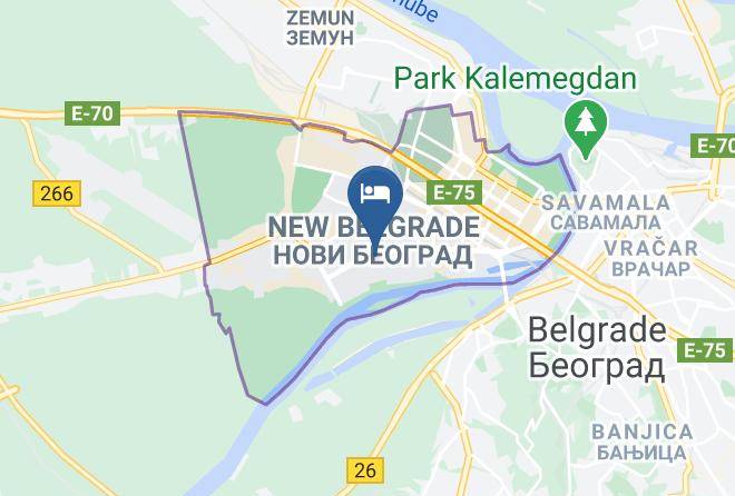 Belgrade City - Hotel Passport Garni Maps