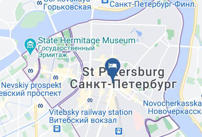 Saint Petersburg - Hotel Pastel On Vosstaniya Maps