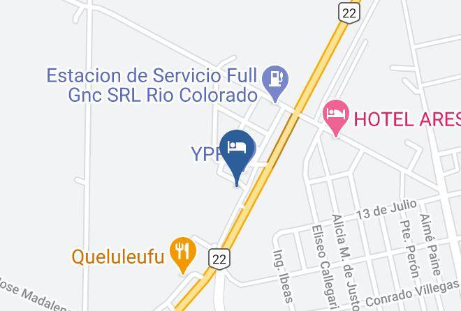 Pichi Mahuida - Hotel Patagonia Maps