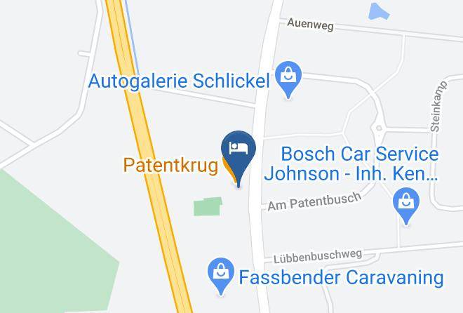 Oldenburg - Hotel Patentkrug Maps