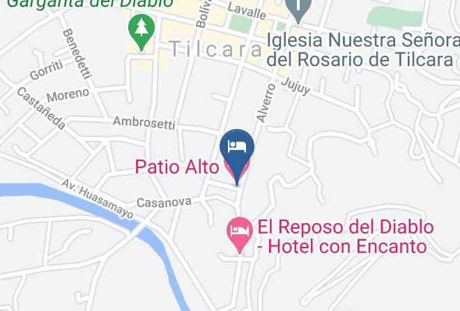Tilcara - Patio Alto Maps