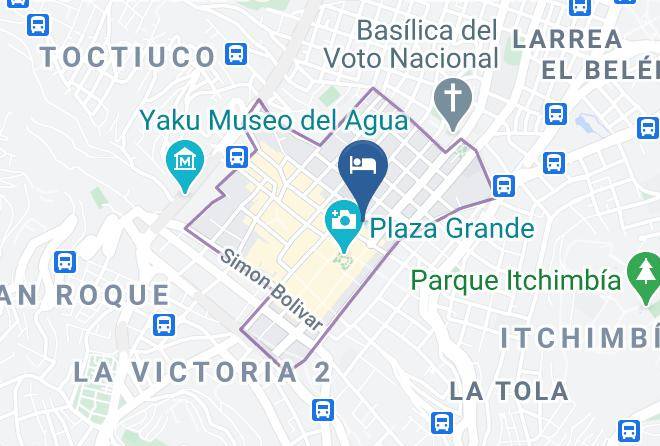 Distrito Metropolitano De Quito - Hotel Patio Andaluz Maps