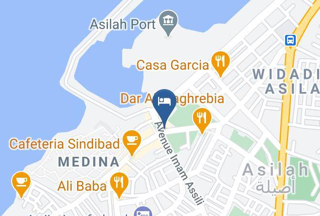 Tangiers - La Luna Hotel Maps
