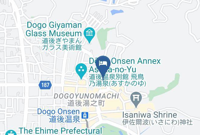 Matsuyama City - Hotel Patio Dogo Maps