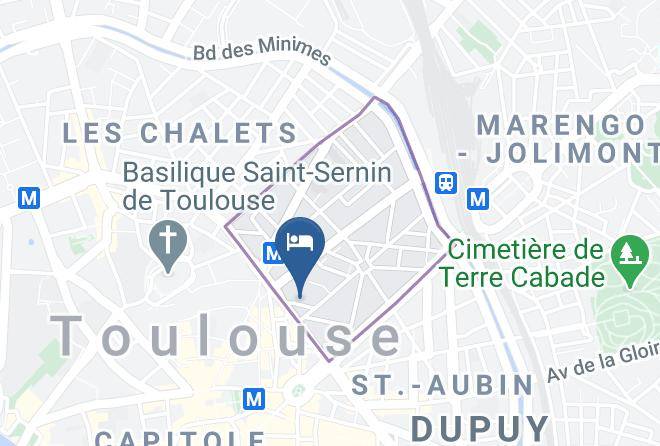 Haute Garonne - Hotel Patio Wilson Maps