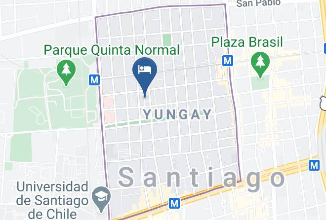 Santiago - Hotel Patio Yunguay Maps