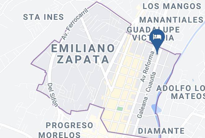 Cuautla - Hotel Patitos Maps