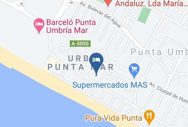 Huelva - Hotel Pato Rojo Maps