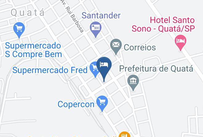 Quata - Hotel Patrao De Quata Maps