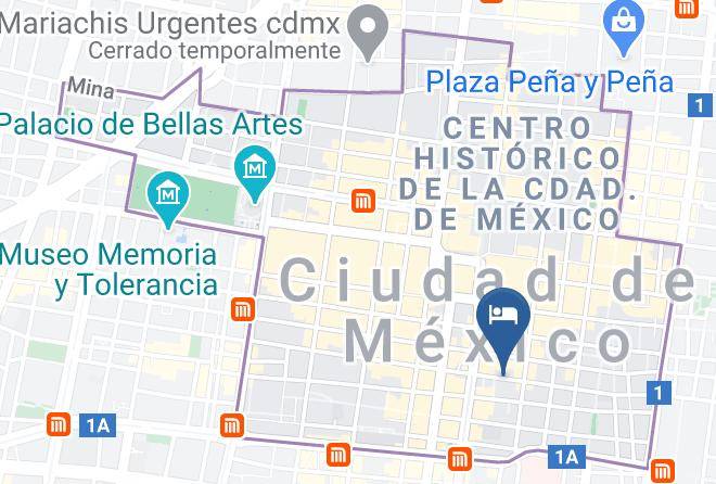 Cuauhtemoc - Hotel Patria Maps