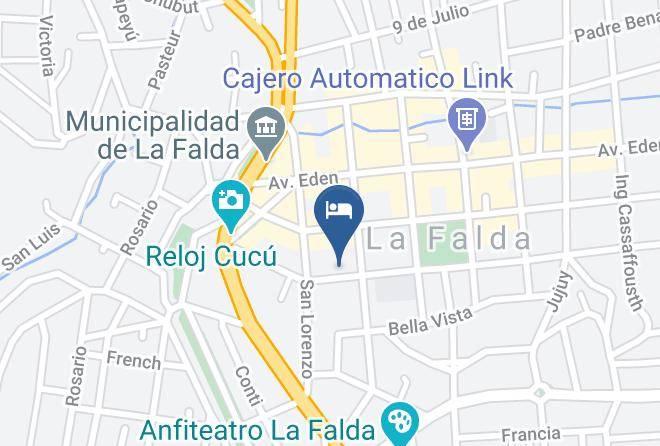 Punilla Department - Hotel Patria Mia Maps
