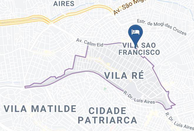 Sao Paulo Penha - Hotel Patriarca Maps