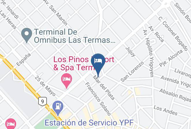 Rio Hondo - Hotel Patric Maps