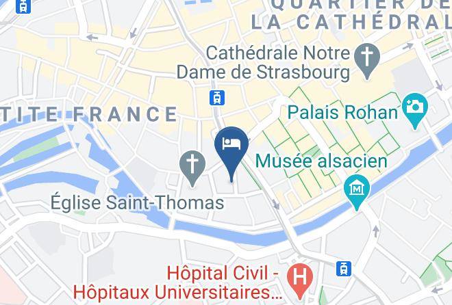 Bas Rhin - Hotel Patricia Strasbourg Maps