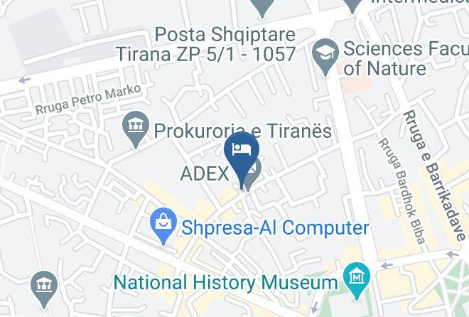 Tirana - Hotel Patricia Maps