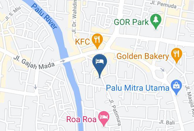 Kota Palu - Hotel Pattimura Maps