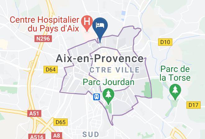 Bouches Du Rhone - Hotel Paul Maps
