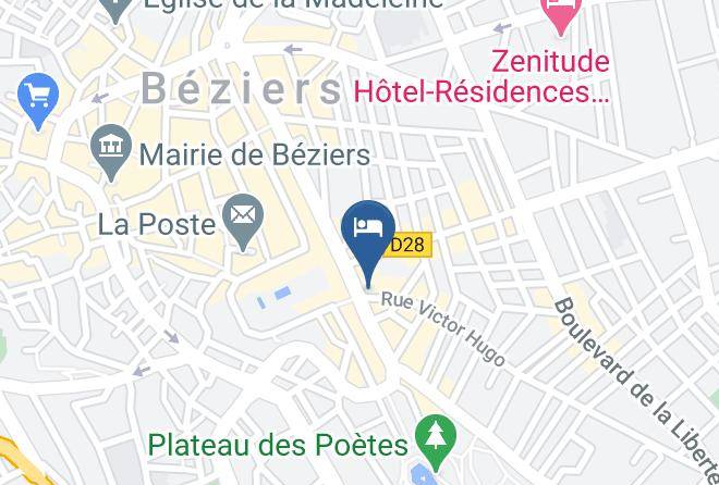 Herault - Hotel Paul Riquet Maps