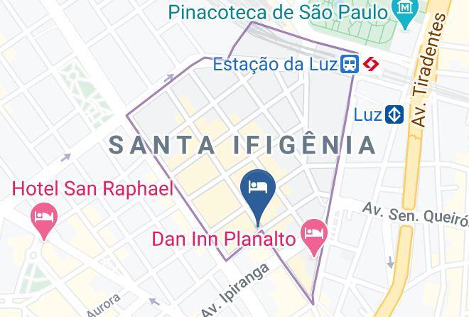 Sao Paulo Republica - Hotel Pauliceia Maps