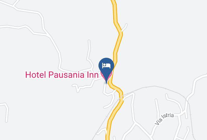Sassari - Hotel Pausania Inn Maps