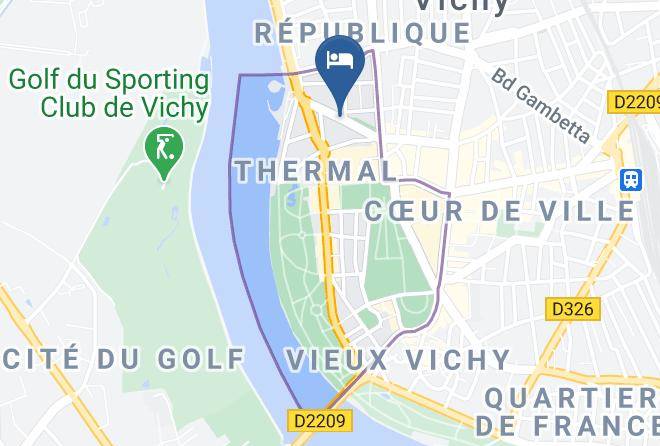 Allier - Hotel Pavillon D'enghien Maps