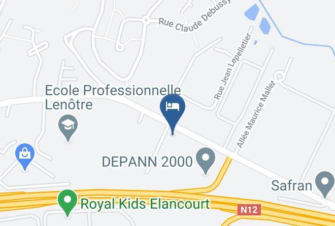 Yvelines - Hotel Pavillon Des Gatines Maps