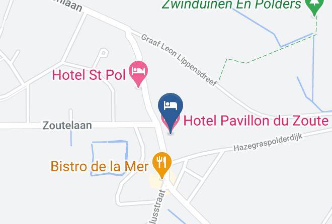 West Flanders - Hotel Pavillon Du Zoute Maps