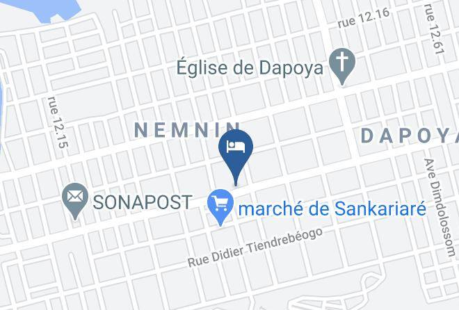 Kadiogo - Hotel Pavillon Vert Maps