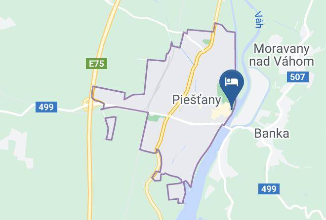 Hotel Pavla Map - Trnava Region - Piestany
