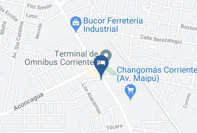 Corrientes - Hotel Pavon Maps