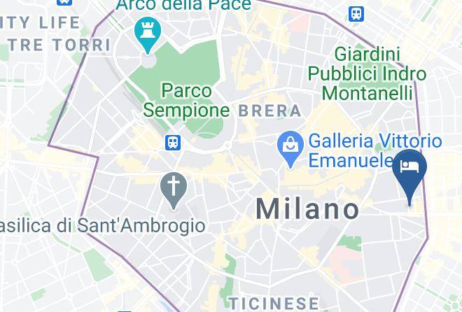 Milan - Hotel Pavone Milano Maps