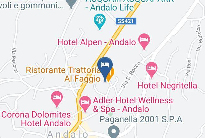 Trento - Hotel Pavone Maps