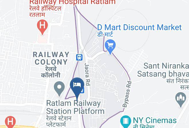 Ratlam - Hotel Pawan Palace Maps