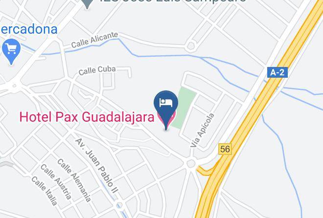 Guadalajara - Hotel Pax Guadalajara Maps
