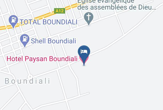 Boundiali - Hotel Paysan Boundiali Maps