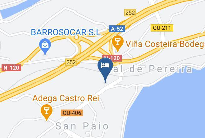 Ourense - Hotel Pazo Carballo Maps
