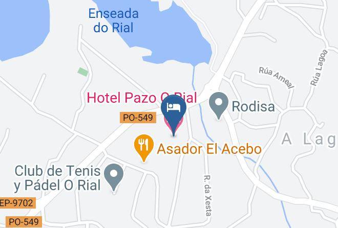 Hotel Pazo O Rial Map