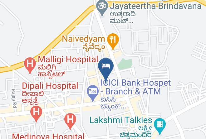 Hospet - Hotel Pbs Grand Maps