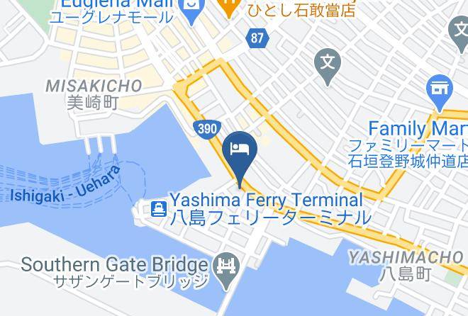 Ishigaki City - Hotel Peace Island Ishigaki In Yashima Maps