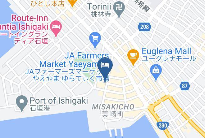 Hotel Peace Land Ishigakijima Map