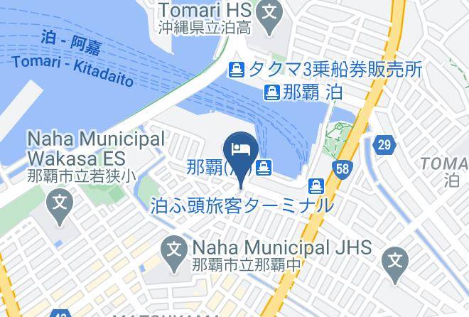 Naha City - Hotel Peace Land Maps